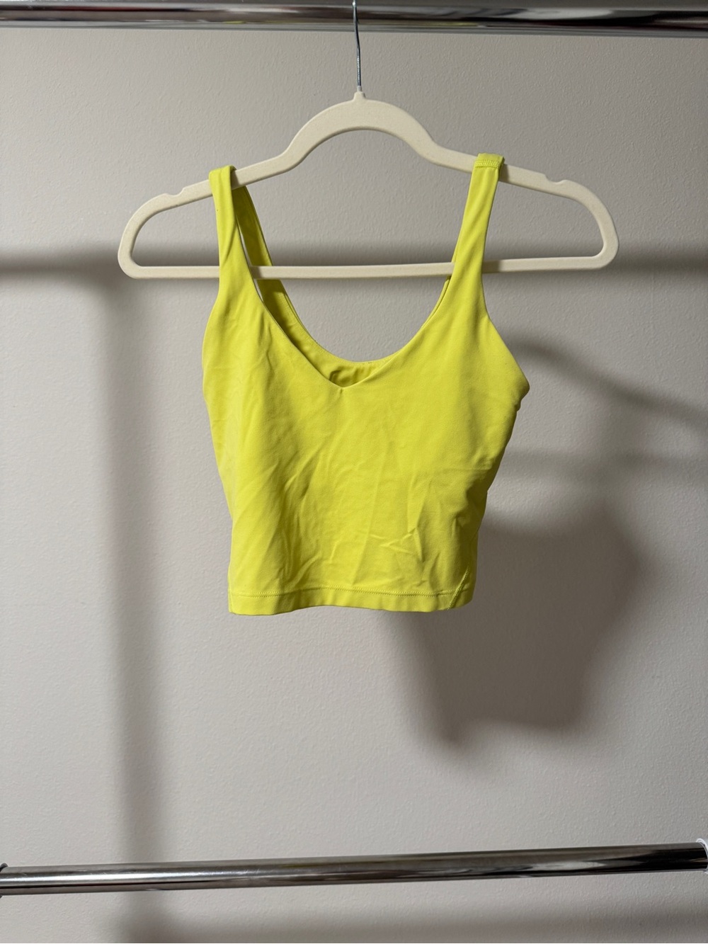 lululemon athletica Yellow Sports Bra S B Cup Wireless Medium Support